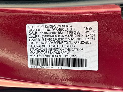 Used 2025 Honda Odyssey Sport-L image 33