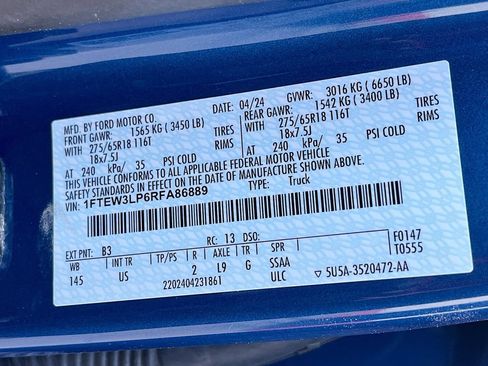 Used 2024 Ford F150 XLT w/ Equipment Group 302A MID AWD/4WD image 33