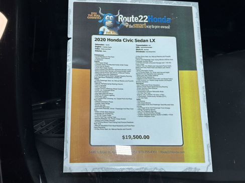 Certified 2020 Honda Civic LX image 39