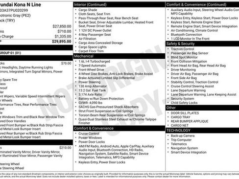 Used 2023 Hyundai Kona N Line FWD image 5