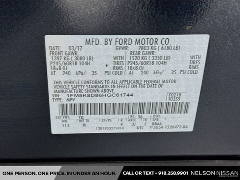 Used 2017 Ford Explorer XLT w/ Equipment Group 202A image 33