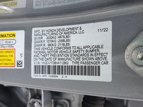 Used 2022 Honda Accord Sport image 33