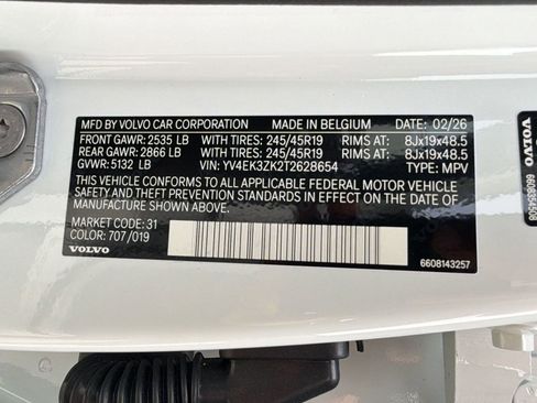 New 2026 Volvo EX30 Plus w/ Climate Package AWD/4WD image 18