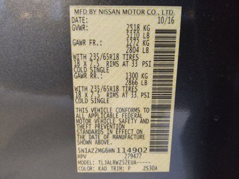 Used 2017 Nissan Murano SL FWD image 33