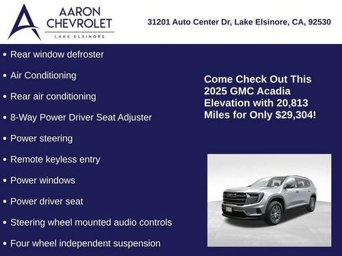 Used 2025 GMC Acadia Elevation image 10
