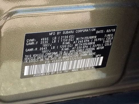 Used 2019 Subaru Outback 2.5i Touring AWD/4WD image 29