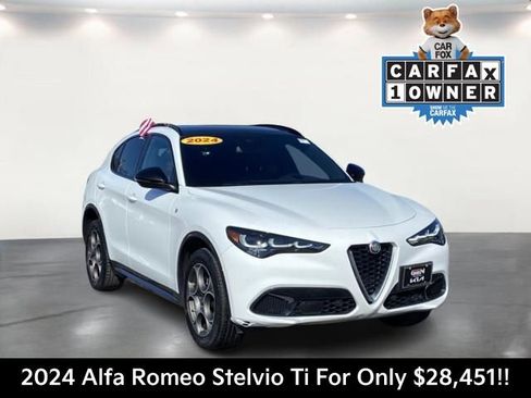 Used 2024 Alfa Romeo Stelvio Ti w/ Active Assist Plus Package AWD/4WD image 1