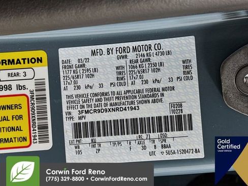 Certified 2022 Ford Bronco Sport Badlands w/ Premium Package image 35