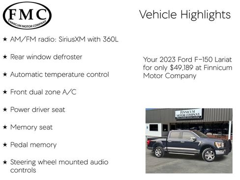 Used 2023 Ford F150 Lariat w/ FX4 Off-Road Package image 16