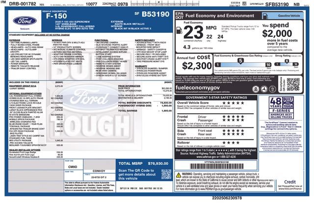 Certified 2025 Ford F150 Lariat w/ Equipment Group 501A Mid AWD/4WD image 3