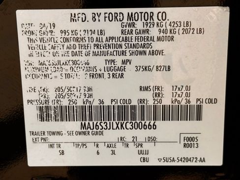 Used 2019 Ford EcoSport SES w/ Interior Protection Package AWD/4WD image 45