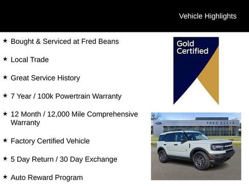Used 2023 Ford Bronco Sport Big Bend w/ Convenience Package AWD/4WD image 4