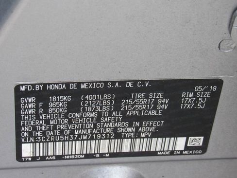 Used 2018 Honda HR-V LX image 19