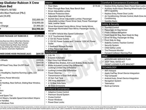 New 2026 Jeep Gladiator Rubicon AWD/4WD image 40