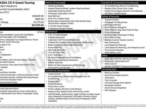 Used 2023 MAZDA CX-9 Grand Touring image 21