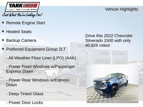 Used 2022 Chevrolet Silverado 1500 LT Trail Boss w/ Bed Protection Package AWD/4WD image 7