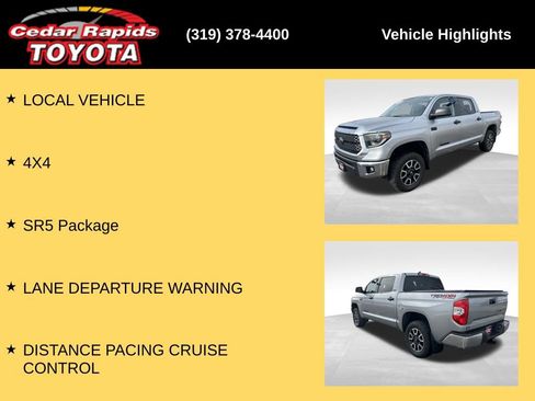 Used 2020 Toyota Tundra SR5 w/ TRD Off-Road Plus Package image 15