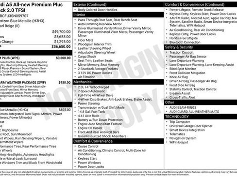 Used 2025 Audi A5 2.0T Premium Plus w/ Premium Plus image 42