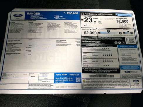 New 2025 Ford Ranger XL image 21