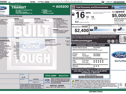 Used 2019 Ford Transit 150 XLT RWD image 8