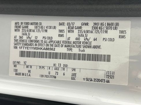 Used 2017 Ford Transit 150 130 Low Roof image 31