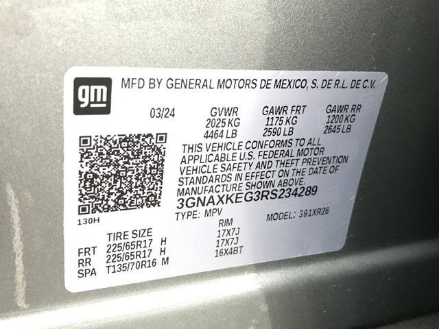 Used 2024 Chevrolet Equinox LT w/ LPO, Floor Liner Package FWD image 25
