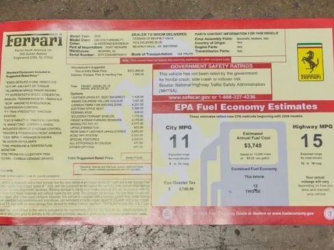 Used 2008 Ferrari 599 GTB Fiorano RWD image 14