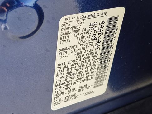 Used 2020 Nissan Rogue SV FWD image 33