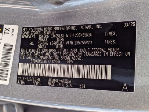 New 2026 Toyota Highlander Limited AWD/4WD image 22