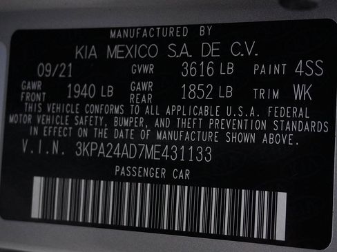 Used 2021 Kia Rio LX image 41