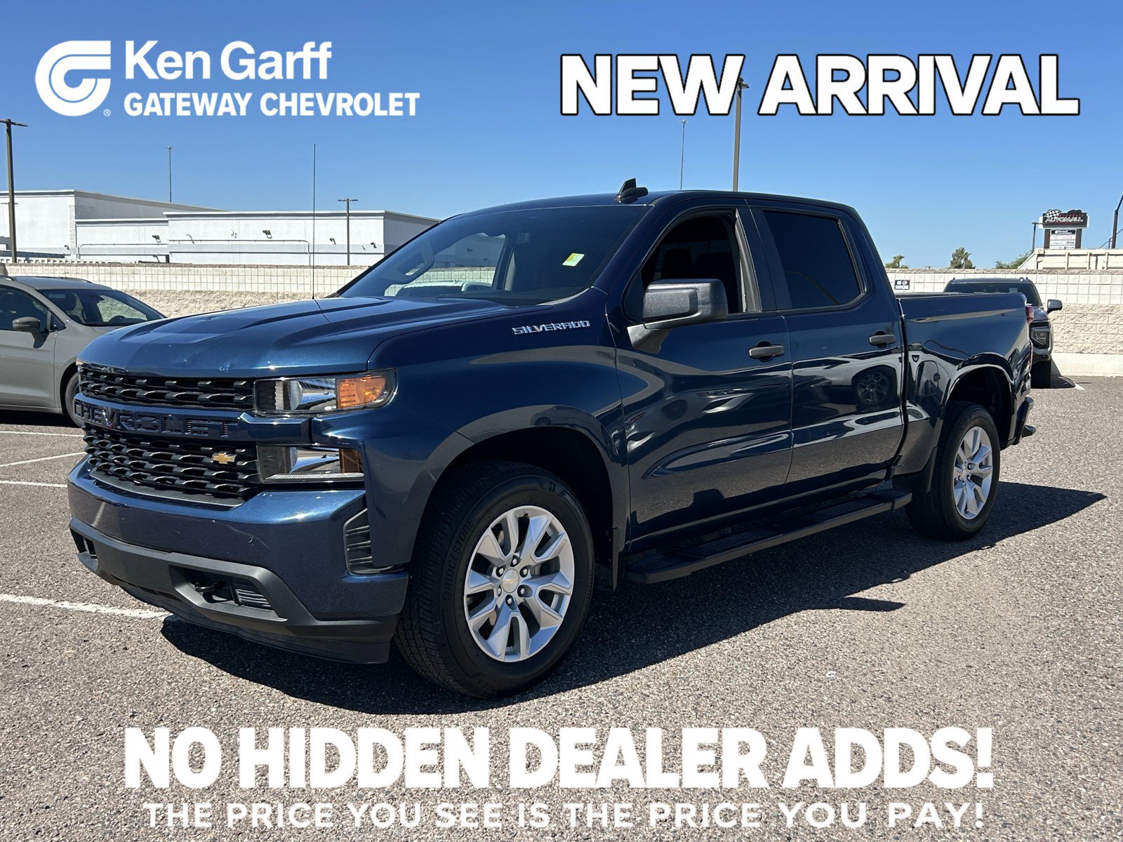 Used 2021 Chevrolet Silverado 1500 Custom RWD image 1