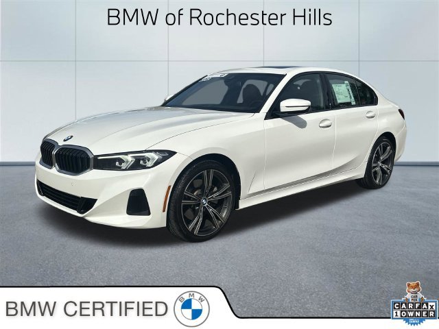 Certified 2023 BMW 330i xDrive Sedan w/ Premium Package AWD/4WD image 1