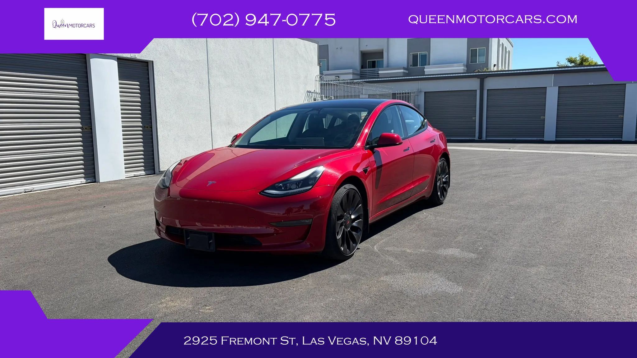 Used 2021 Tesla Model 3 Performance AWD/4WD image 1