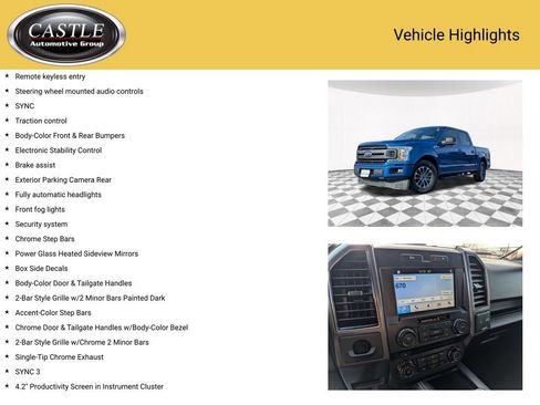 Used 2018 Ford F150 XLT w/ Equipment Group 302A Luxury image 10