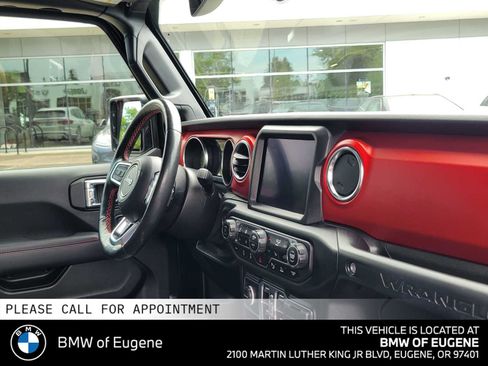 Used 2021 Jeep Wrangler Unlimited Rubicon w/ Uconnect 4C Nav & Sound Group AWD/4WD image 12