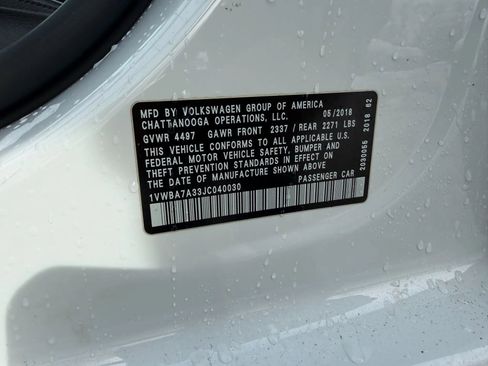Used 2018 Volkswagen Passat 2.0T SE image 23