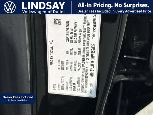 Used 2023 Tesla Model 3 Performance AWD/4WD image 26