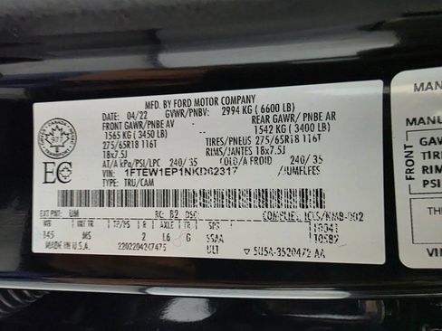Used 2022 Ford F150 XLT w/ Equipment Group 301A Mid AWD/4WD image 41