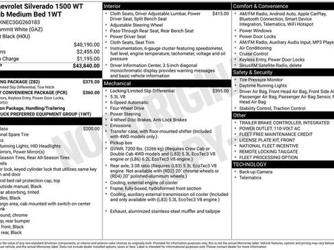 Used 2016 Chevrolet Silverado 1500 W/T w/ Trailering Package image 38