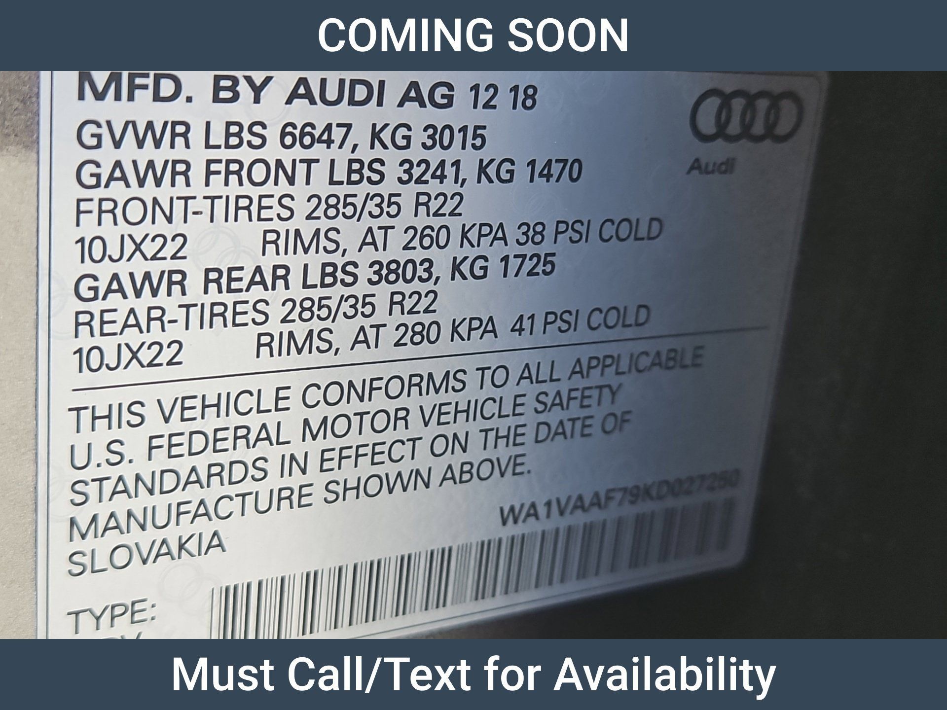 Used 2019 Audi Q7 3.0T Prestige w/ Prestige Package AWD/4WD image 9