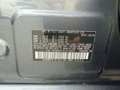 Used 2016 Subaru Legacy 2.5i Limited image 39