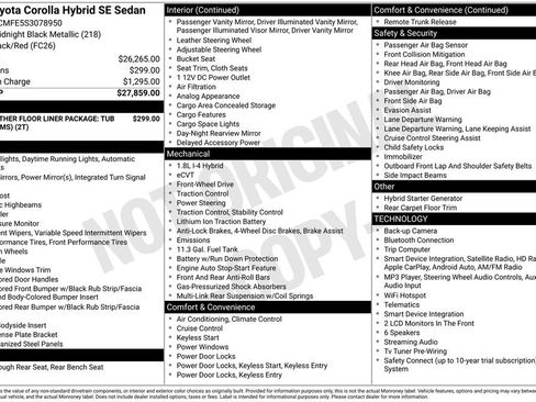 Certified 2025 Toyota Corolla SE FWD image 11