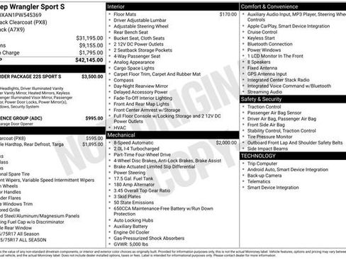 Used 2023 Jeep Wrangler Sport S image 40