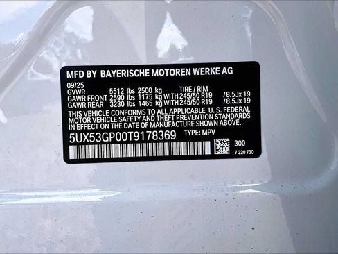 New 2026 BMW X3 xDrive30i w/ Convenience Package AWD/4WD image 12