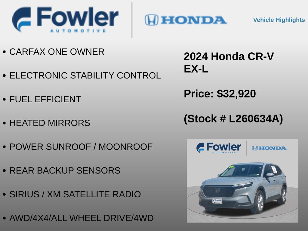 Used 2024 Honda CR-V EX-L image 12