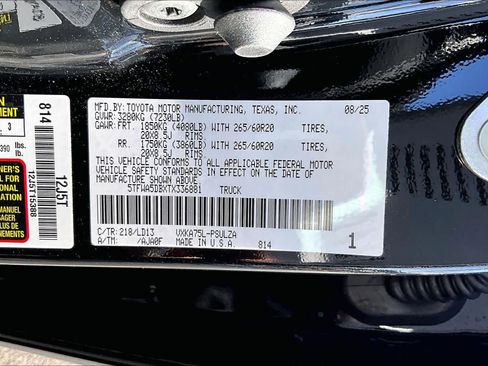 Certified 2026 Toyota Tundra Limited image 32