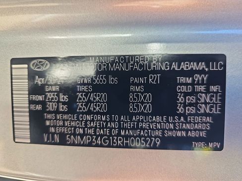 Used 2024 Hyundai Santa Fe Limited image 44