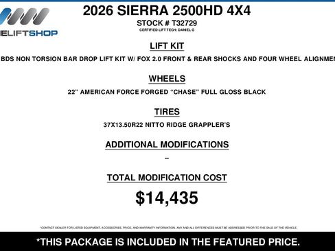 Used 2026 GMC Sierra 2500 AT4 w/ AT4 Premium Plus Package AWD/4WD image 2