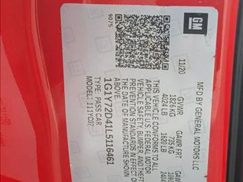 Used 2020 Chevrolet Corvette Stingray Preferred Cpe w/ 2LT Preferred Equipment Group RWD image 22