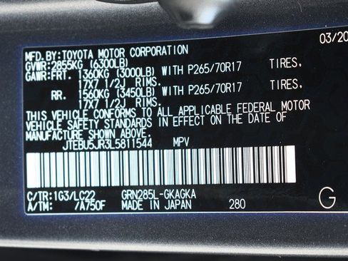 Used 2020 Toyota 4Runner TRD Off-Road Premium w/ Moonroof Package image 34